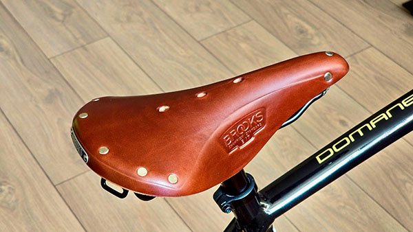 old bike saddle